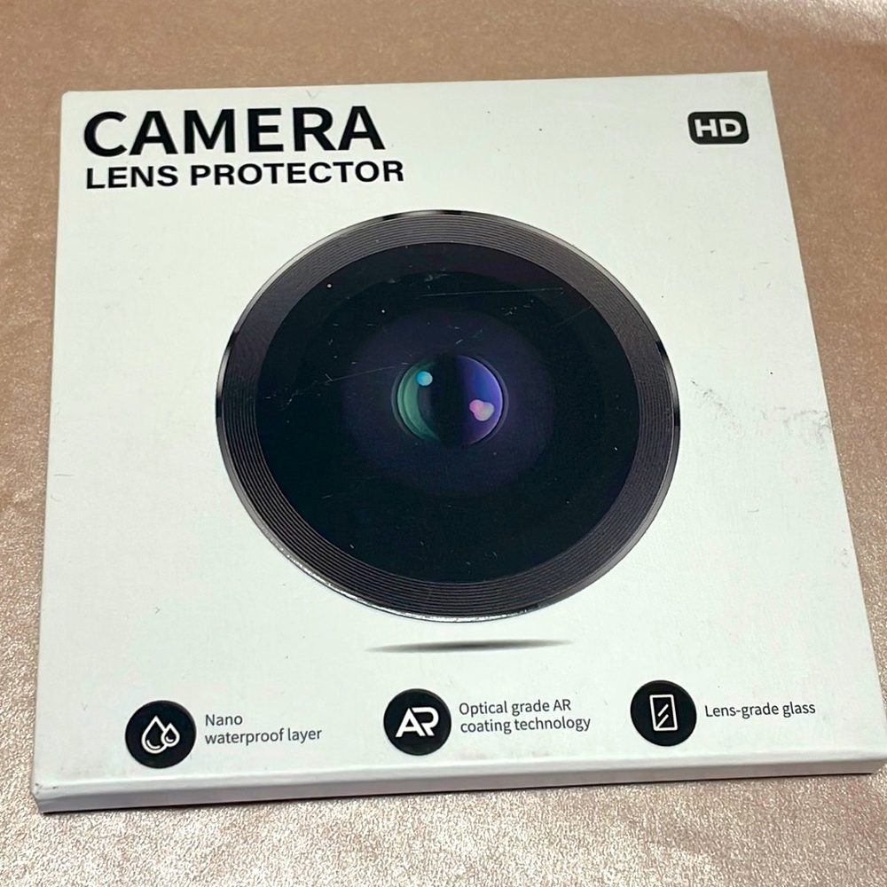 NIB WSKEN for iPhone Series Matte Alloy Camera Lens Protector Blue